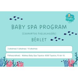 CSOPORTOS BÉRLET – BABY SPA PROGRAM