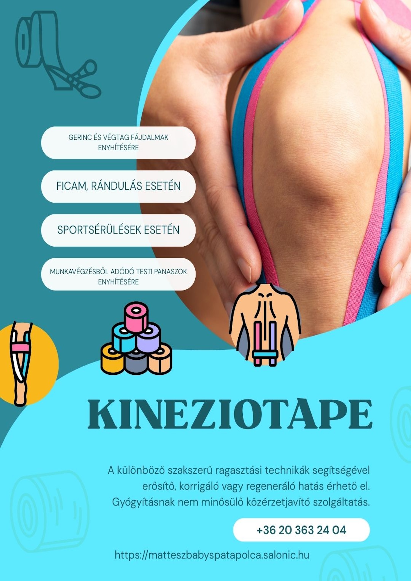 Kinesio Tape – A színes szalag, ami csodákra képes!